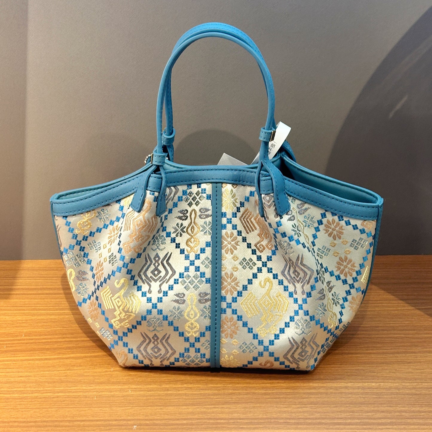 Dumpling Bag · Gold & Blue Phoenix