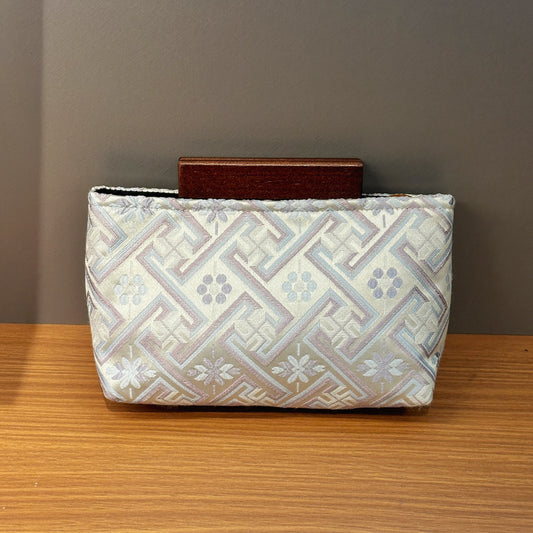 Clutch · Silver Auspicious Motif