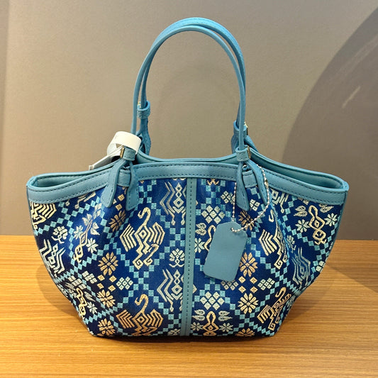 Dumpling Bag · Gold & Blue Phoenix