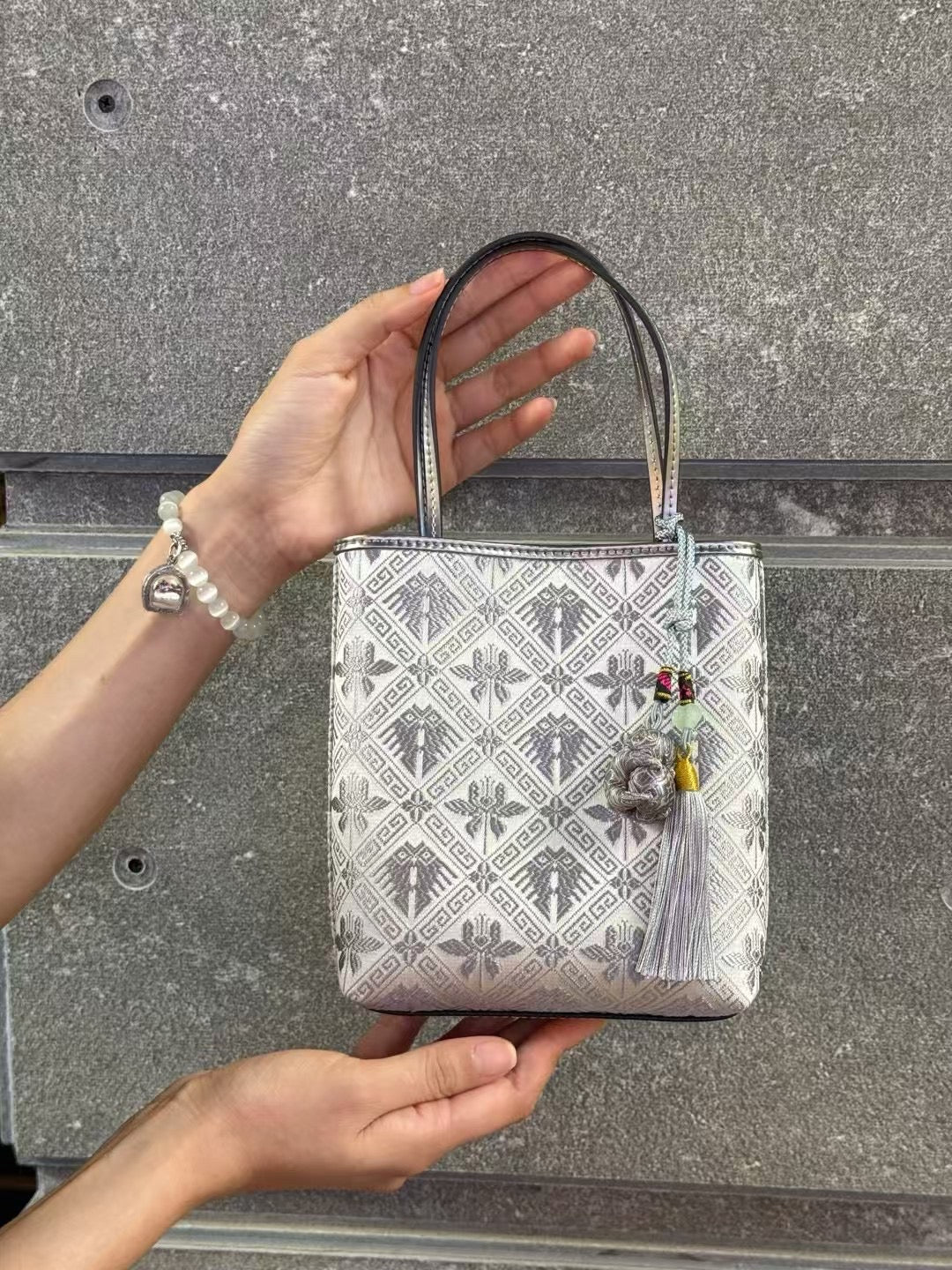 Tote · Silver Lotus Essence